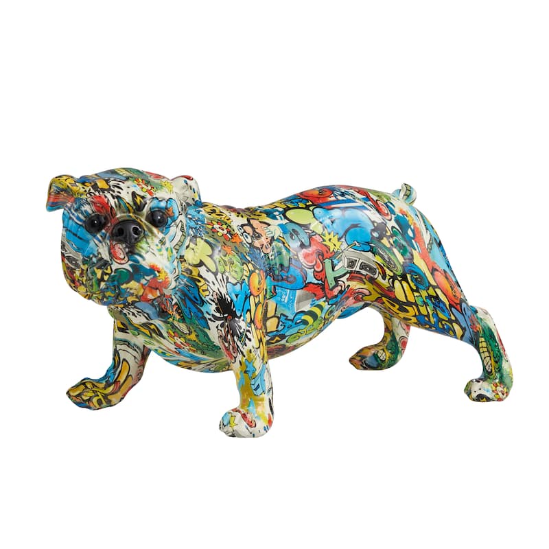 The Novogratz Multi Colored Polystone Various Animal Sculpture