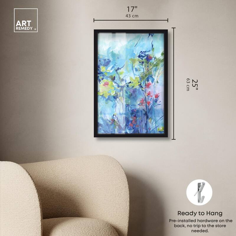 Heavenly Blue II Shadowbox by Art Remedy