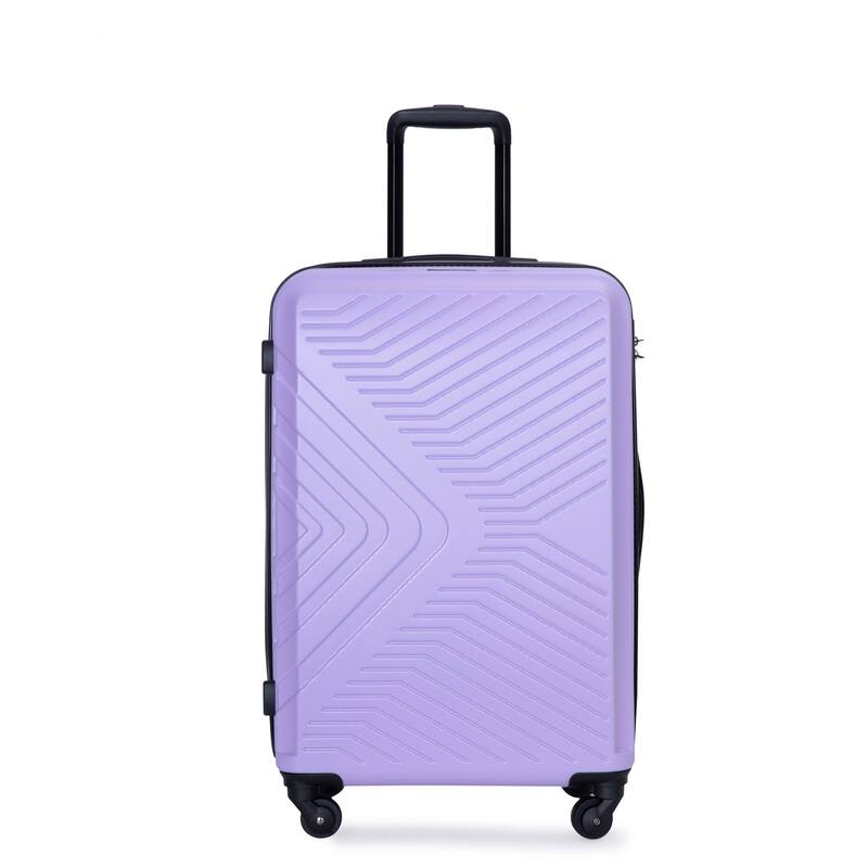 High Quality 3 Piece Hard-Shell Luggage Sets, ABS Lightweight Suitcase with Telescoping Handles and Spinner Wheels & TSA Lock