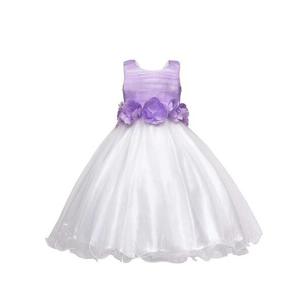 girls lilac bridesmaid dresses