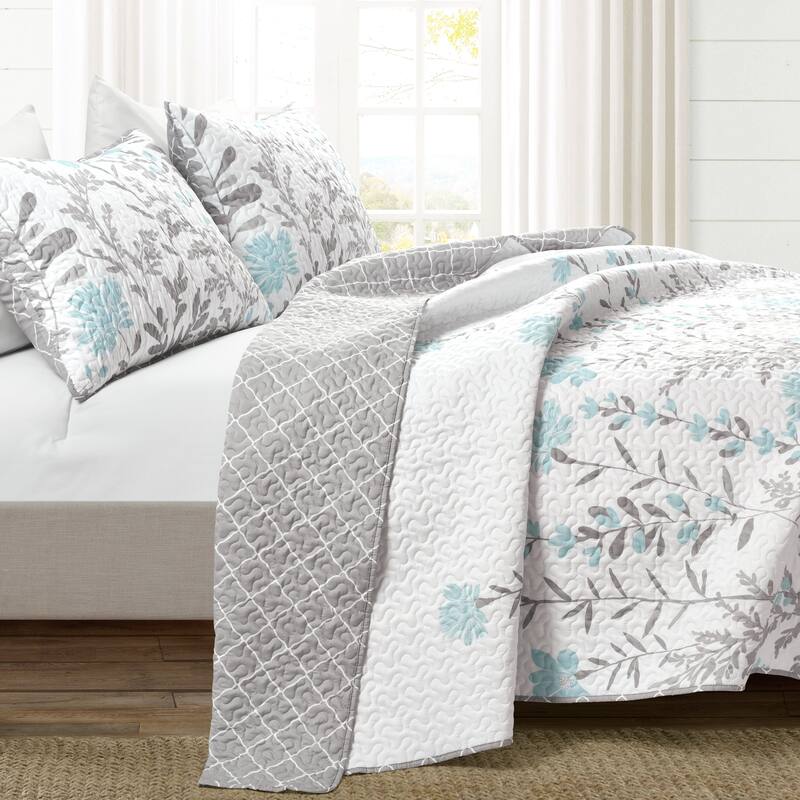 Lush Decor Copper Grove Patos Reversible 3-piece Quilt Set