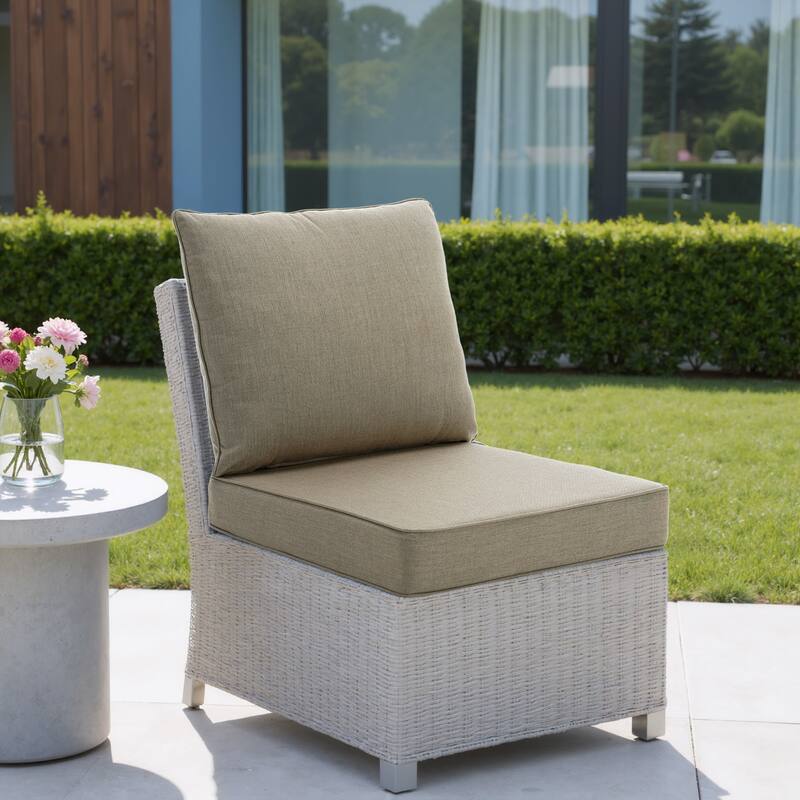 Sunbrella Indoor Outdoor Chair Cushion and Pillow