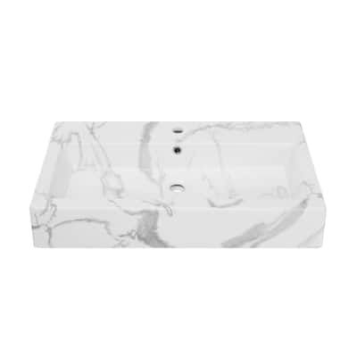 Swiss Madison SM-VSM292 Voltaire 32-1/4" Rectangular Ceramic Vessel
