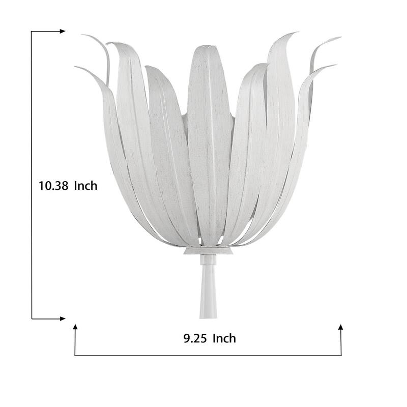 Acroma 2-set Steel Dimmable Steel Wall Sconce with Floral Design