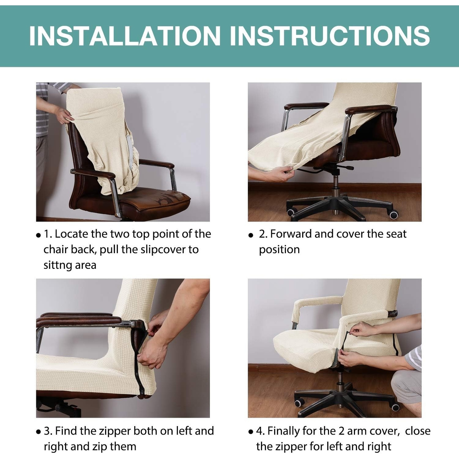 Office chair covers store bed bath and beyond