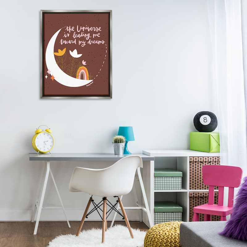 Stupell Leading Me To My Dreams Framed Floater Canvas Wall Art Design By Mandy Ford Art + Illustration