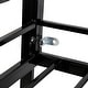 preview thumbnail 8 of 6, Black Metal Loft Bed with Long Desk