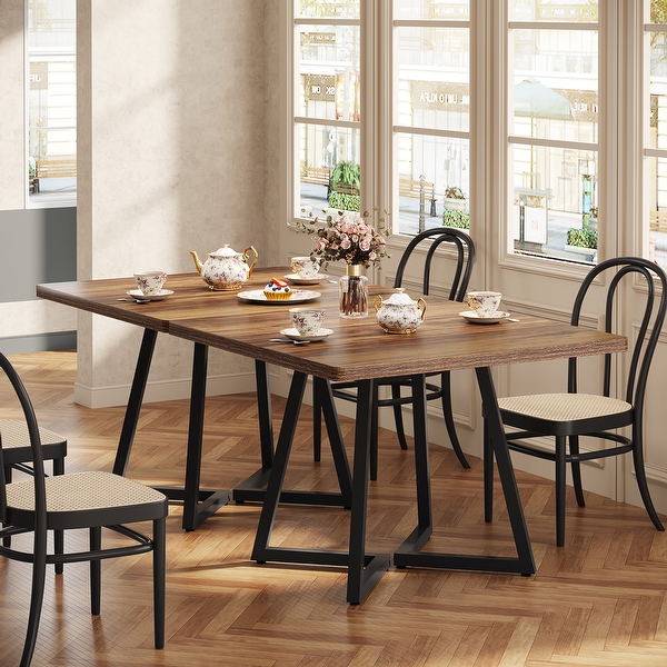 Square Dining Table for 4 31.5 Industrial Dinner Table for Small Space On Sale Bed Bath Beyond 41058865
