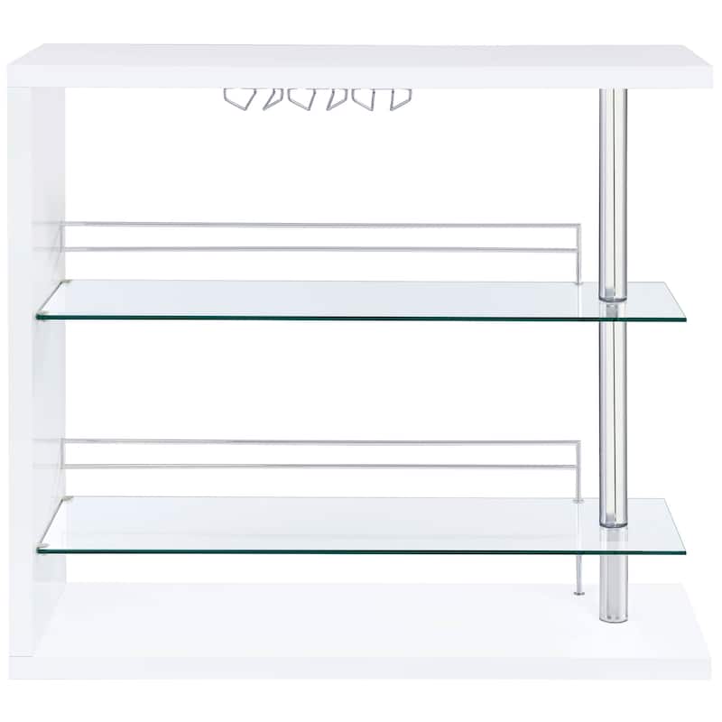 Prescott Contemporary Rectangular Home Bar Table