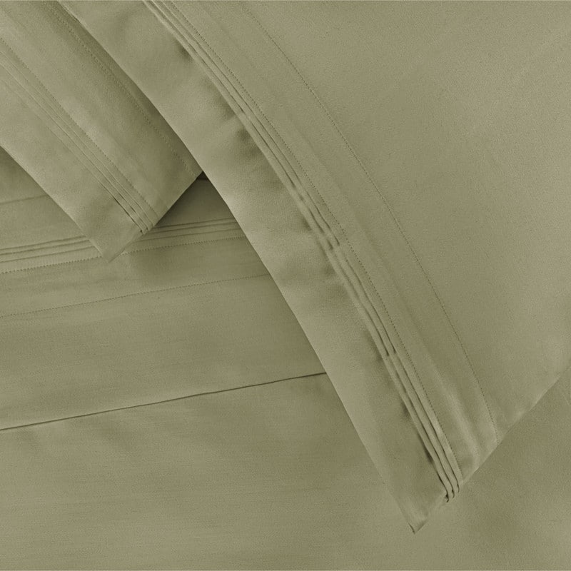 Superior Egyptian Cotton 650 Thread Count Deep Pocket Solid Sheet Set