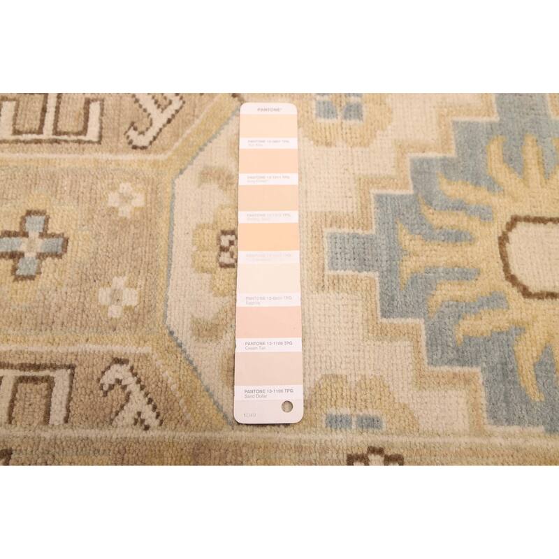 ECARPETGALLERY Hand-knotted Jules Serapi Ivory Wool Rug - 9'11 x 13'7