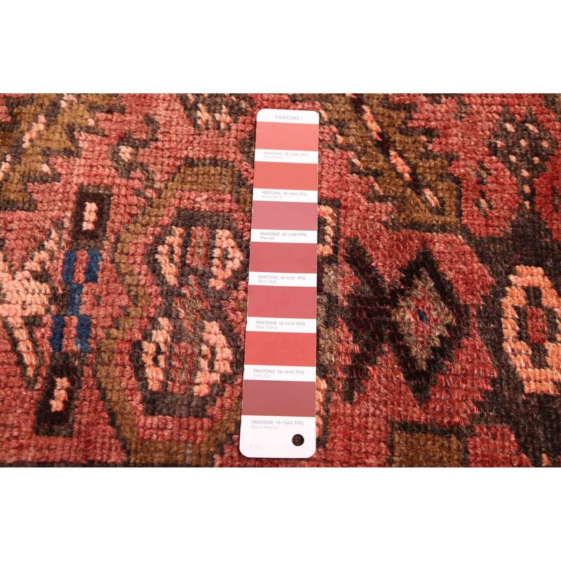 ECARPETGALLERY Hand-knotted Andelz Dark Copper Wool Rug - 3'7 x 9'8