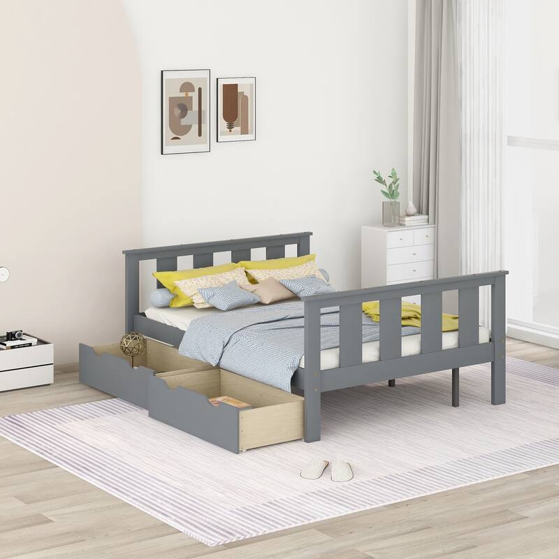 Wood Platform Bed