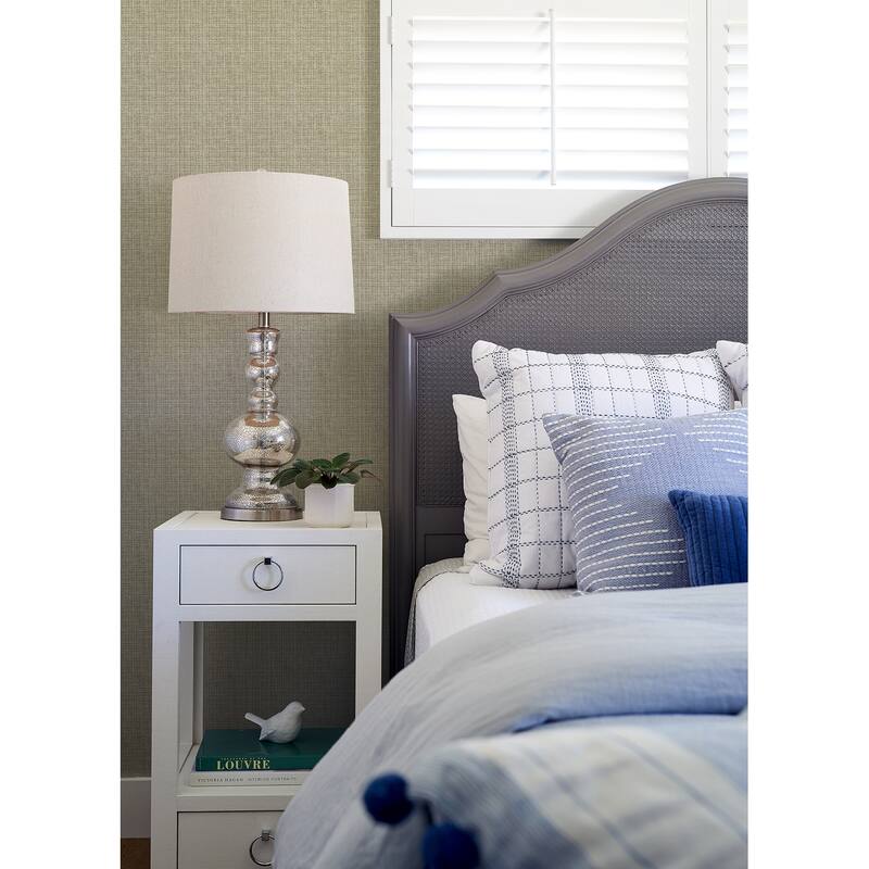 A-Street Prints Kantera Chestnut Fabric Texture Wallpaper