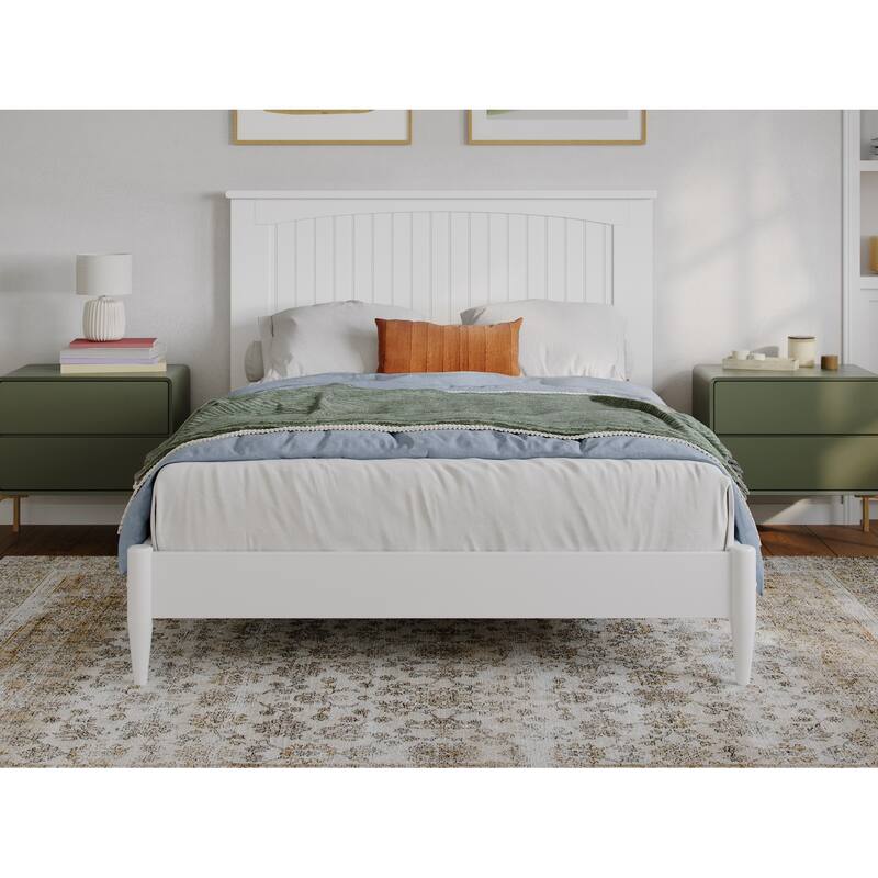 Naples Solid Wood Low Profile Platform Bed