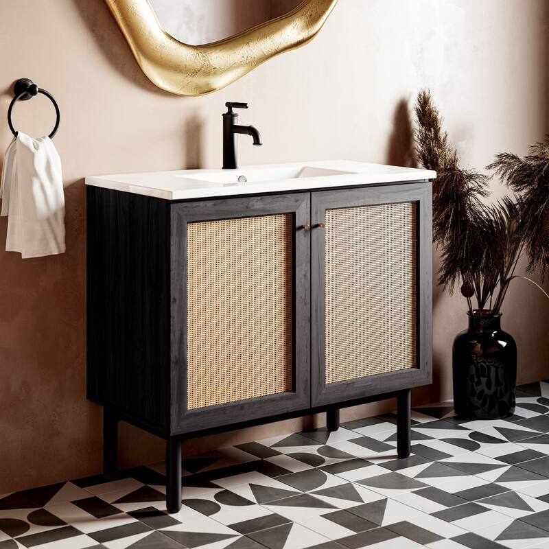 Classe Bathroom Vanity in Oak