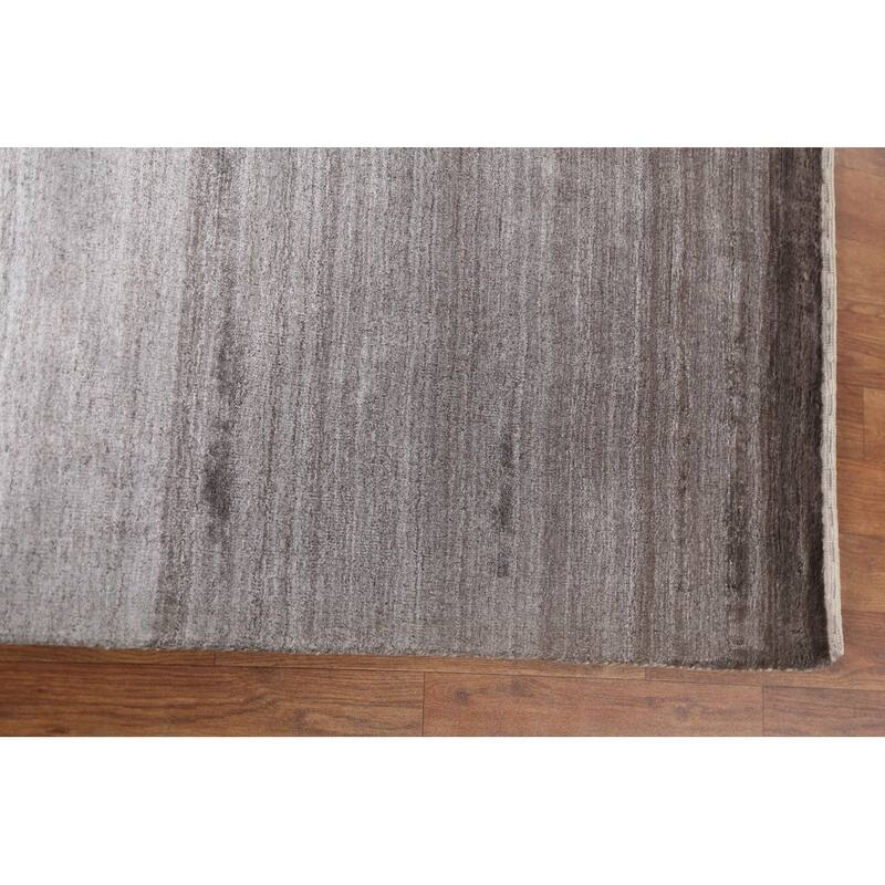 Contemporary Oriental Gabbeh Wool Area Rug Hand-knotted Foyer Carpet - 5'5" x 7'8"