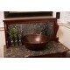 preview thumbnail 9 of 12, Hubble Copper 14" Round Vessel Bath Sink with Ashfield Vessel Faucet Kit