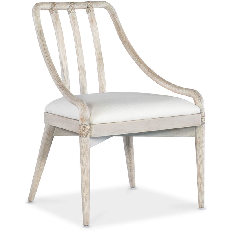 Hooker Furniture 7228-75012-80 Seaside 24" Wide Wood Framed Linen and - Light Wood