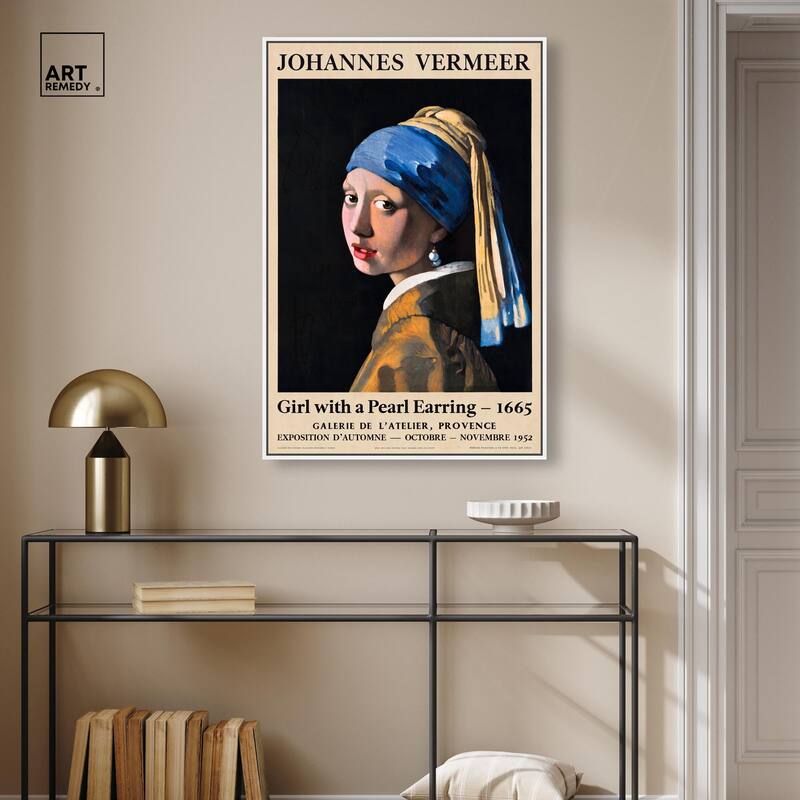 Girl with a Pearl Earring Canvas by Art Remedy