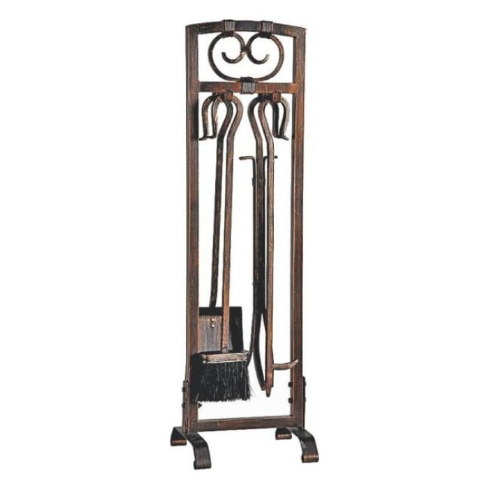Shop Homebasix Cpo90501ac3l 5 Piece Fireplace Tools Set Antique