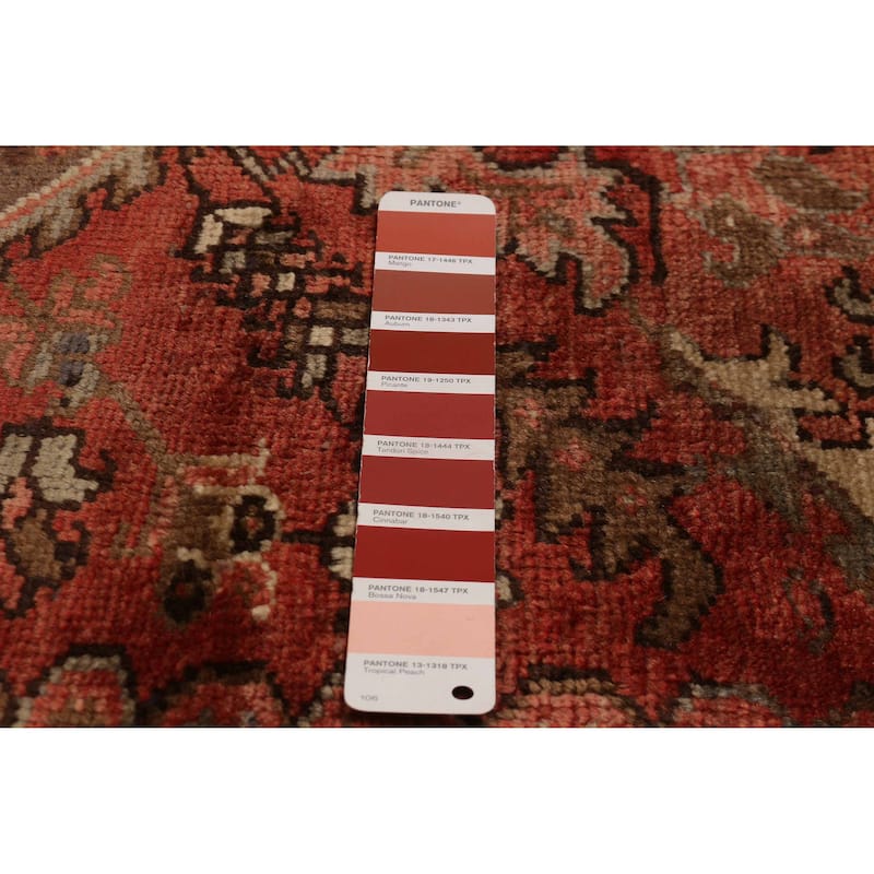 ECARPETGALLERY Hand-knotted Sarabi Red Wool Rug - 9'4 x 12'10