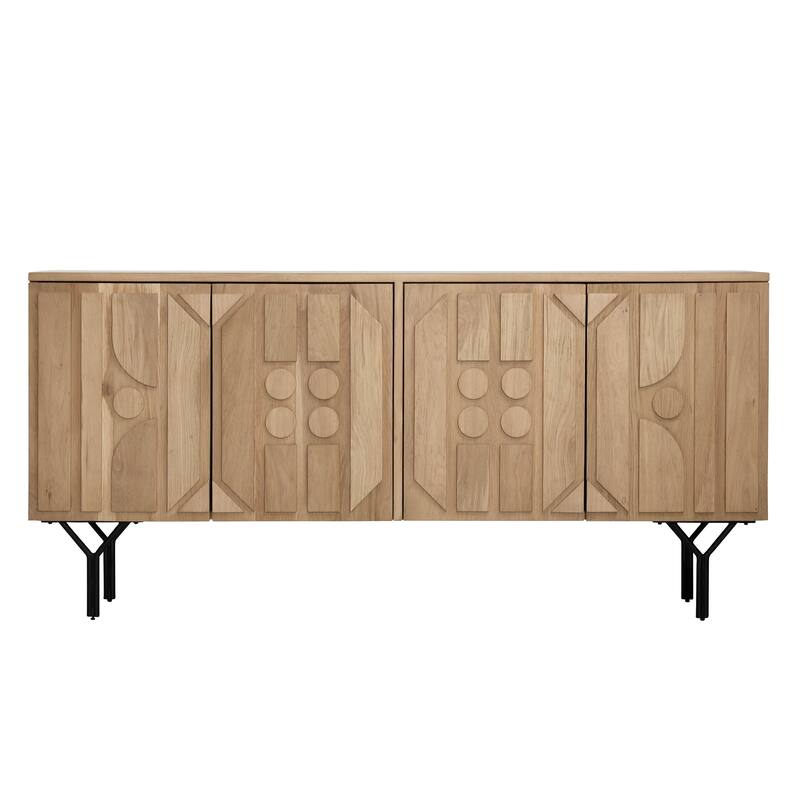 Brookstone 71" Wide Sideboard, Natural