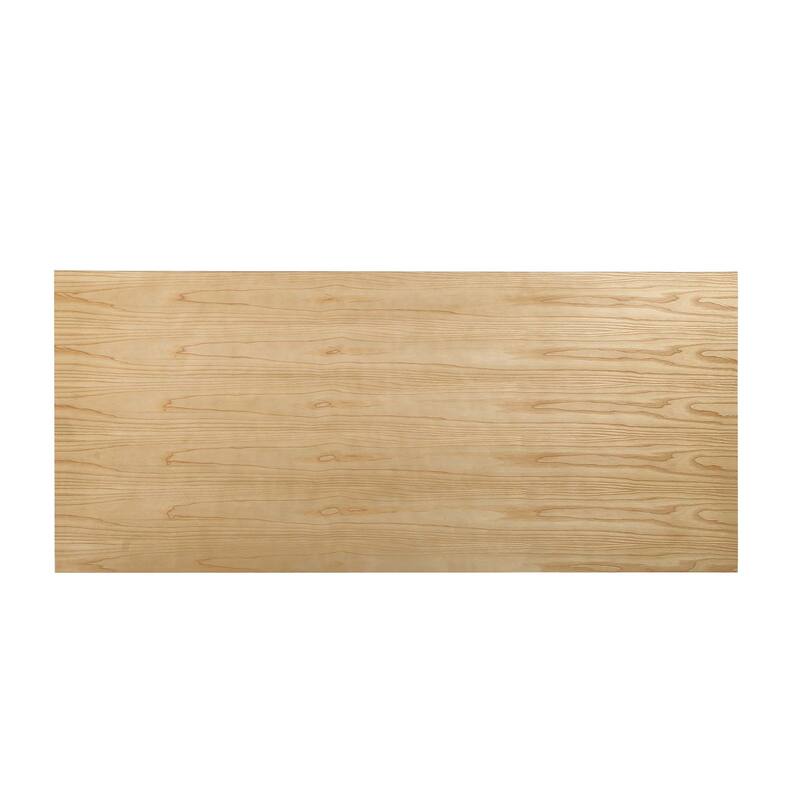 Manhattan Comfort Rockaway Modern 70.86 Solid Wood Dining Set