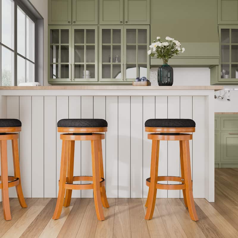 DTY Indoor Living Creede Backless Swivel Stool