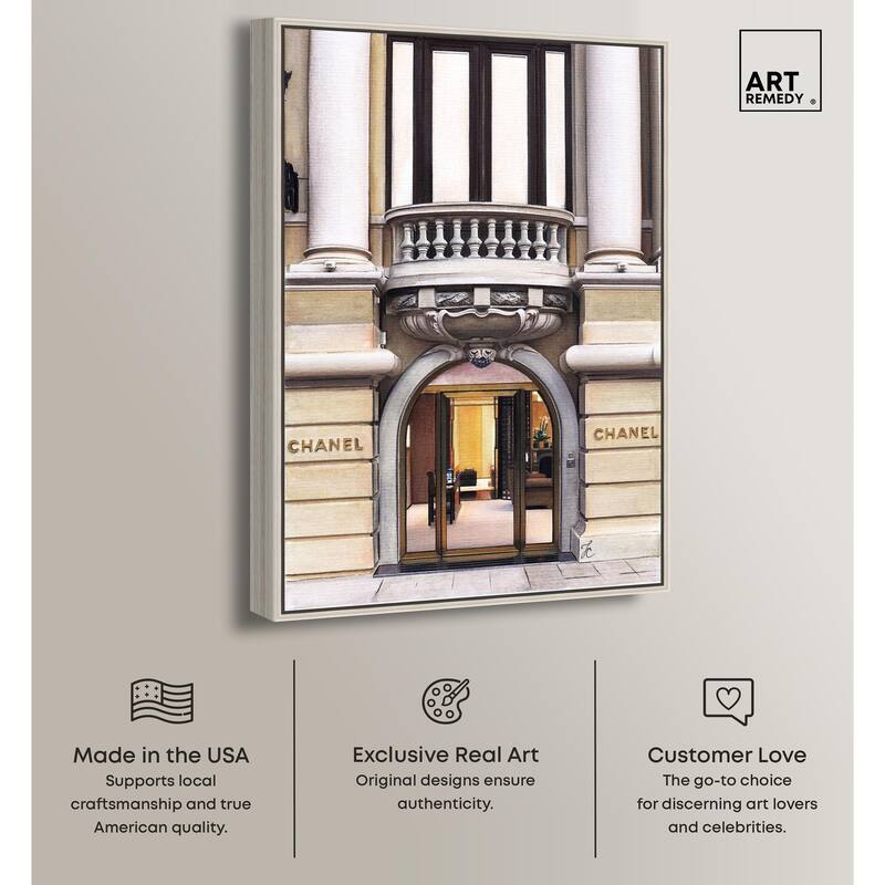 Expensive Store in Paris Canvas by Art Remedy