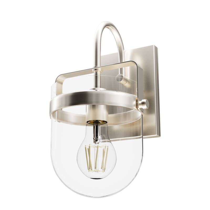 Hunter Karloff 1 Light Wall Sconce - Rustic, Glam, Transitional