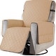 preview thumbnail 19 of 63, Subrtex Recliner Chair Cover Slipcover Reversible Protector Anti-Slip - Small Sand