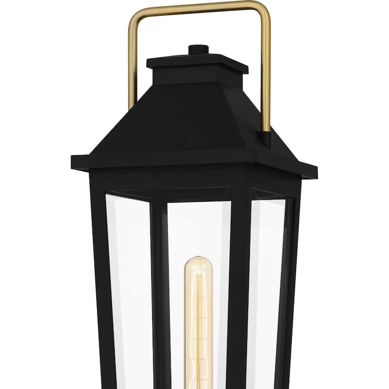 Buckley 1-Light Outdoor Post Mount in Matte Black