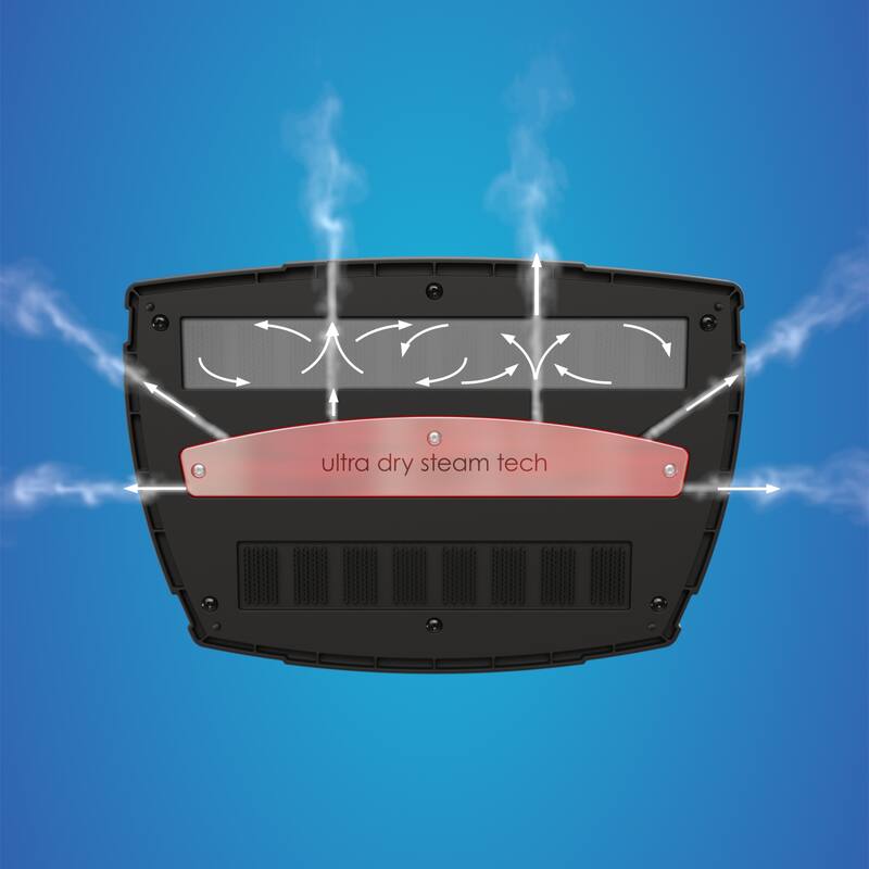 Euroflex Vapour 10-Piece Premium Steam Mop with Ultra Dry Steam Technology - Refurbished