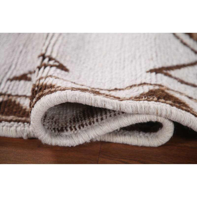 Plush Turkish Anatolian Runner Rug Hand-knotted Oriental Wool Carpet - 3'1"x 10'1"
