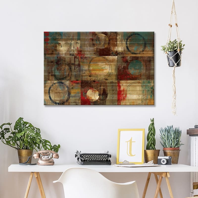 All Around Play Print On Wood by Tom Reeves - Multi-Color