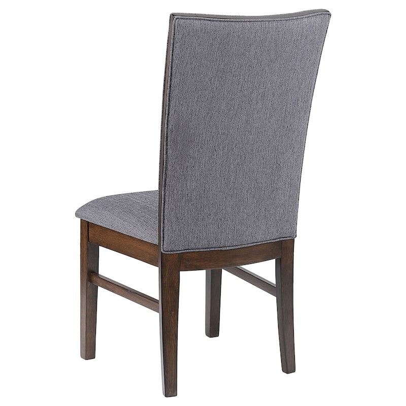 Sherwood Upholstered Dining Side Chair Grey (Set of 2) - 19.25" x 24.00" x 41.75"