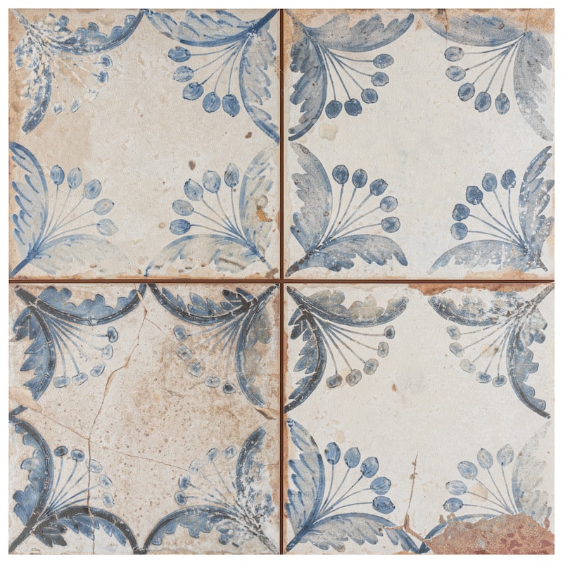 Merola Tile Artisan Oldker 13" x 13" Ceramic Floor and Wall Tile