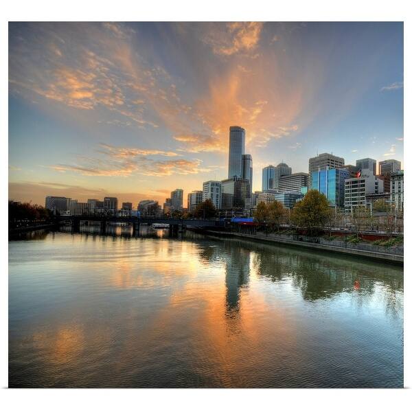 Shop Sunset Over The Yarra River Melbourne Australia Multi Overstock 16483668