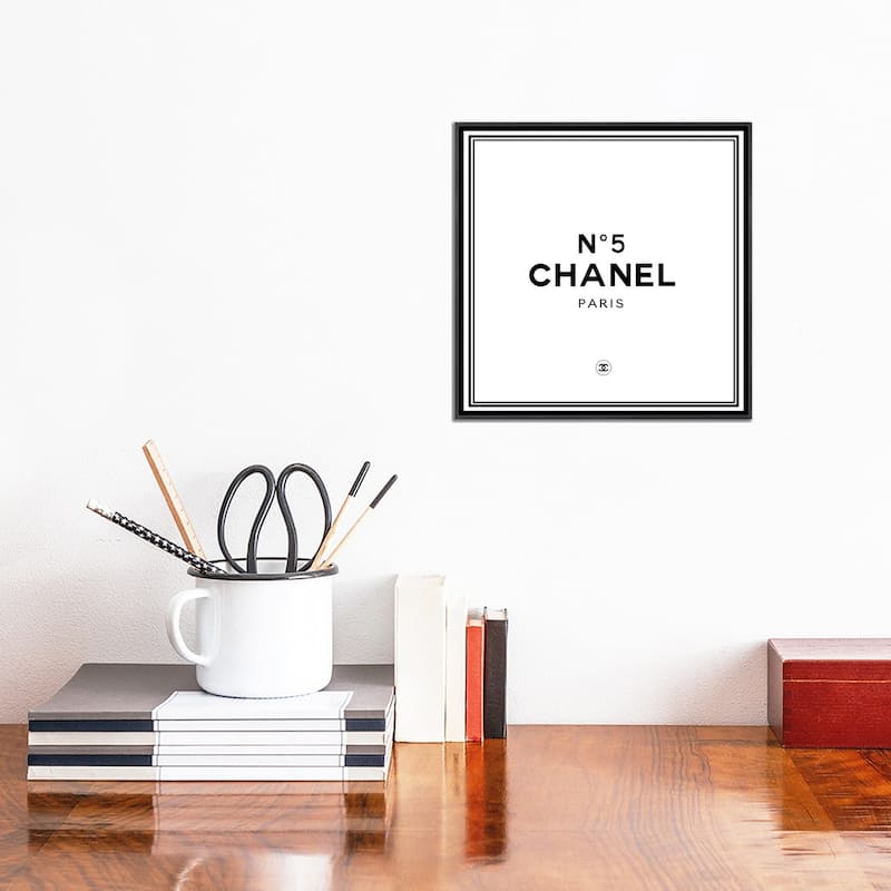 iCanvas "Chanel No5" by Art Mirano Framed