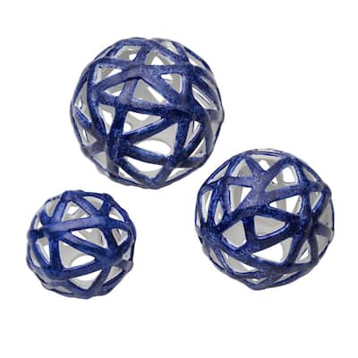 Elements Set of 3 Decorative Spheres