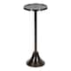 Kate and Laurel Sanzo Metal Side Table - 9x9x23 - Pewter