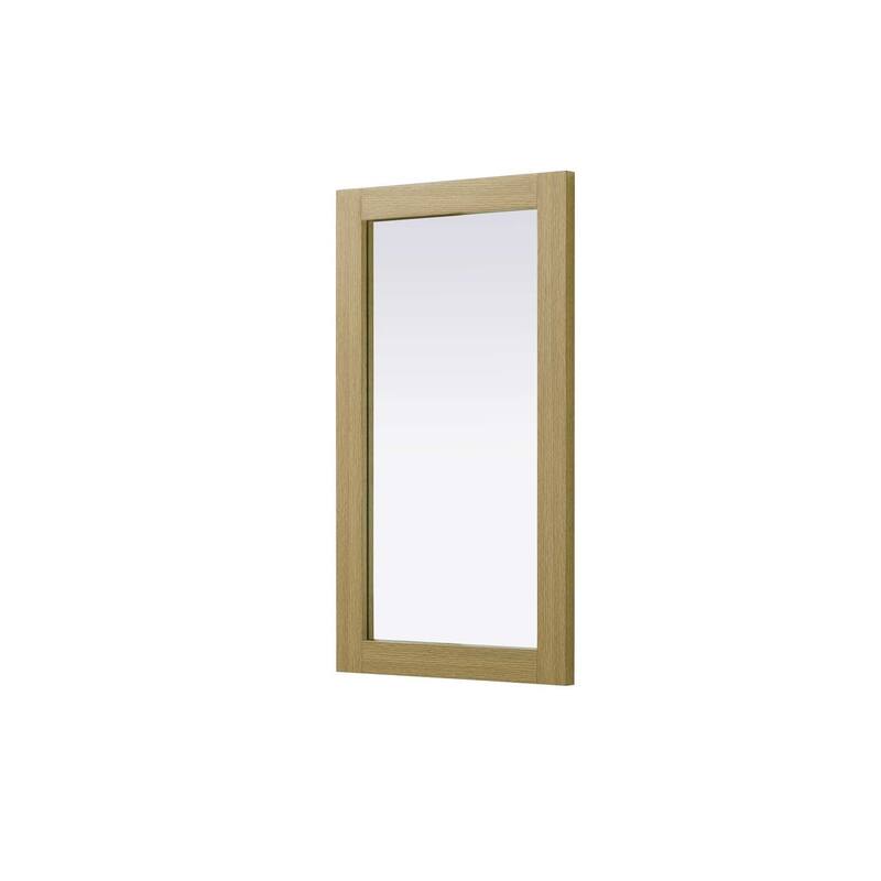 Solene Wooden Rectangle Mirror