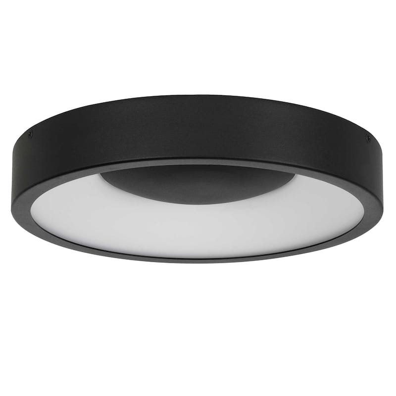 11 Inch LED Flush Mount Light Etched Glass Shade 35W 1850 Lumens