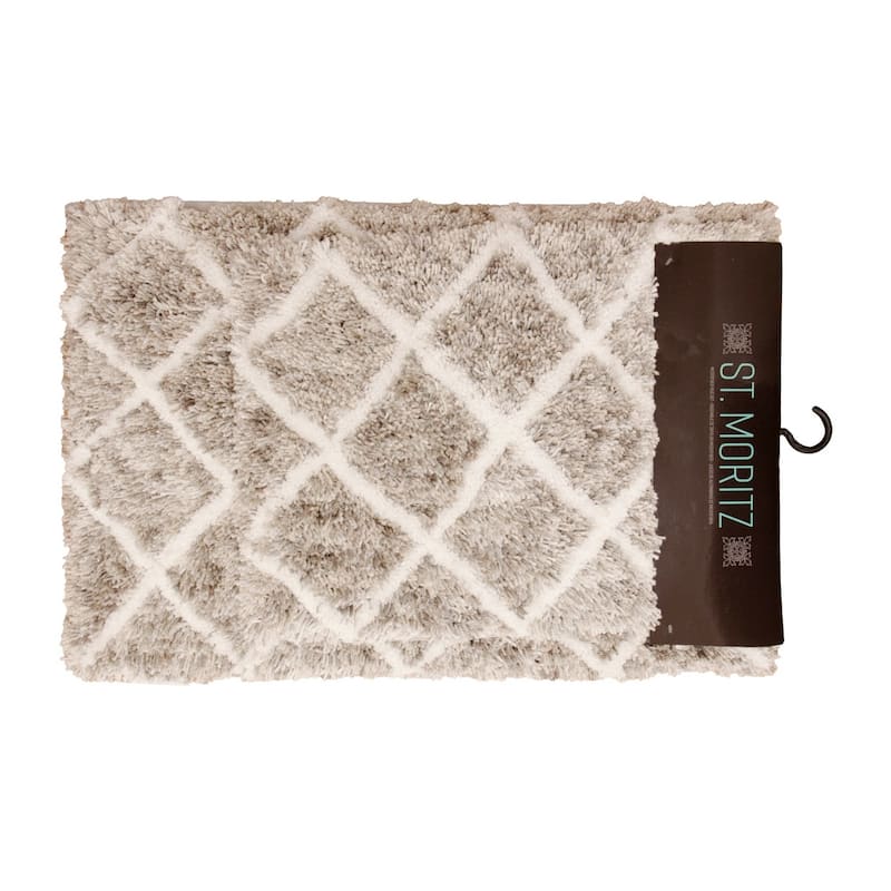 St Mortiz Spaced Dyed Bath Rug Set