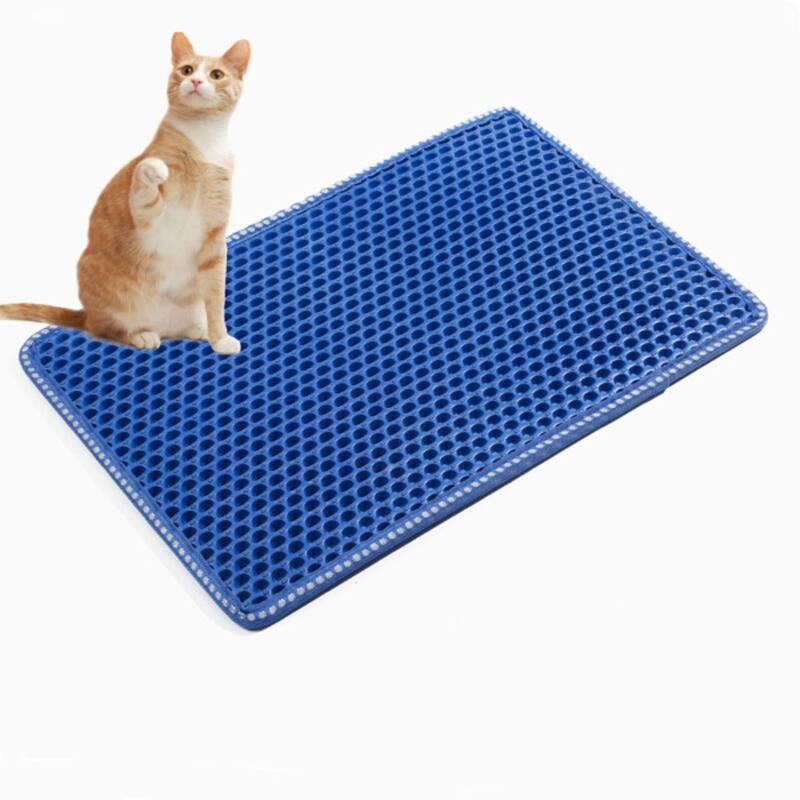 Cat Litter Mat Kitty Litter Trapping Mat Double Layer Mats