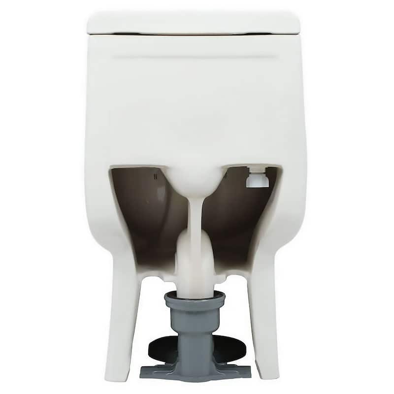 Whitehaus Collection Dual-Flush Eco-Friendly One Piece Toilet