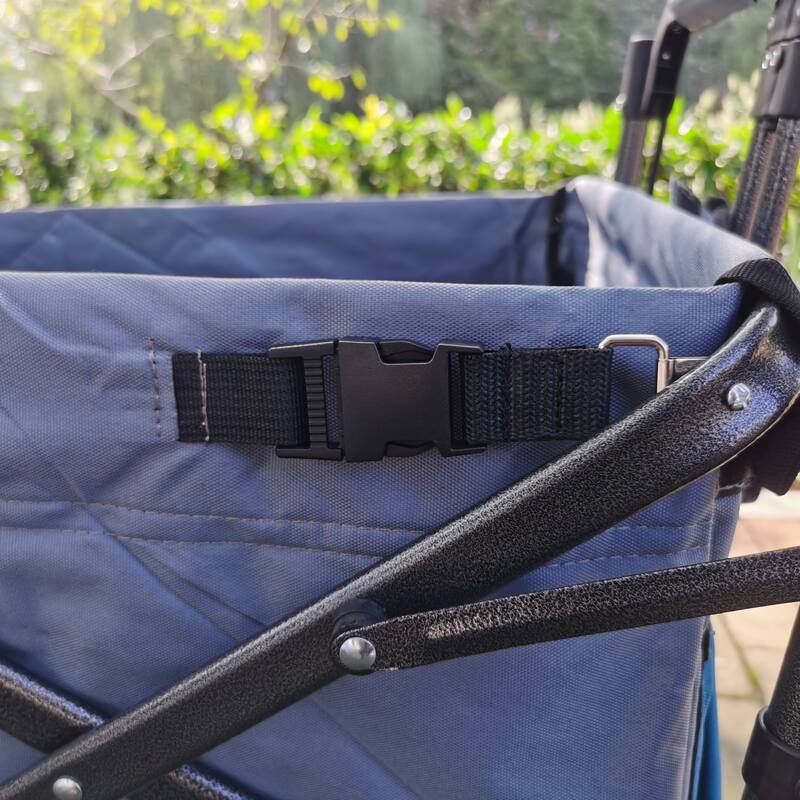 Push & Pull Utility Folding Wagon with Removable Canopy