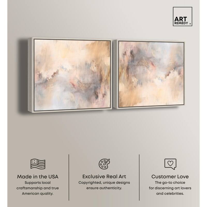 Gossamer Light Canvas by Art Remedy