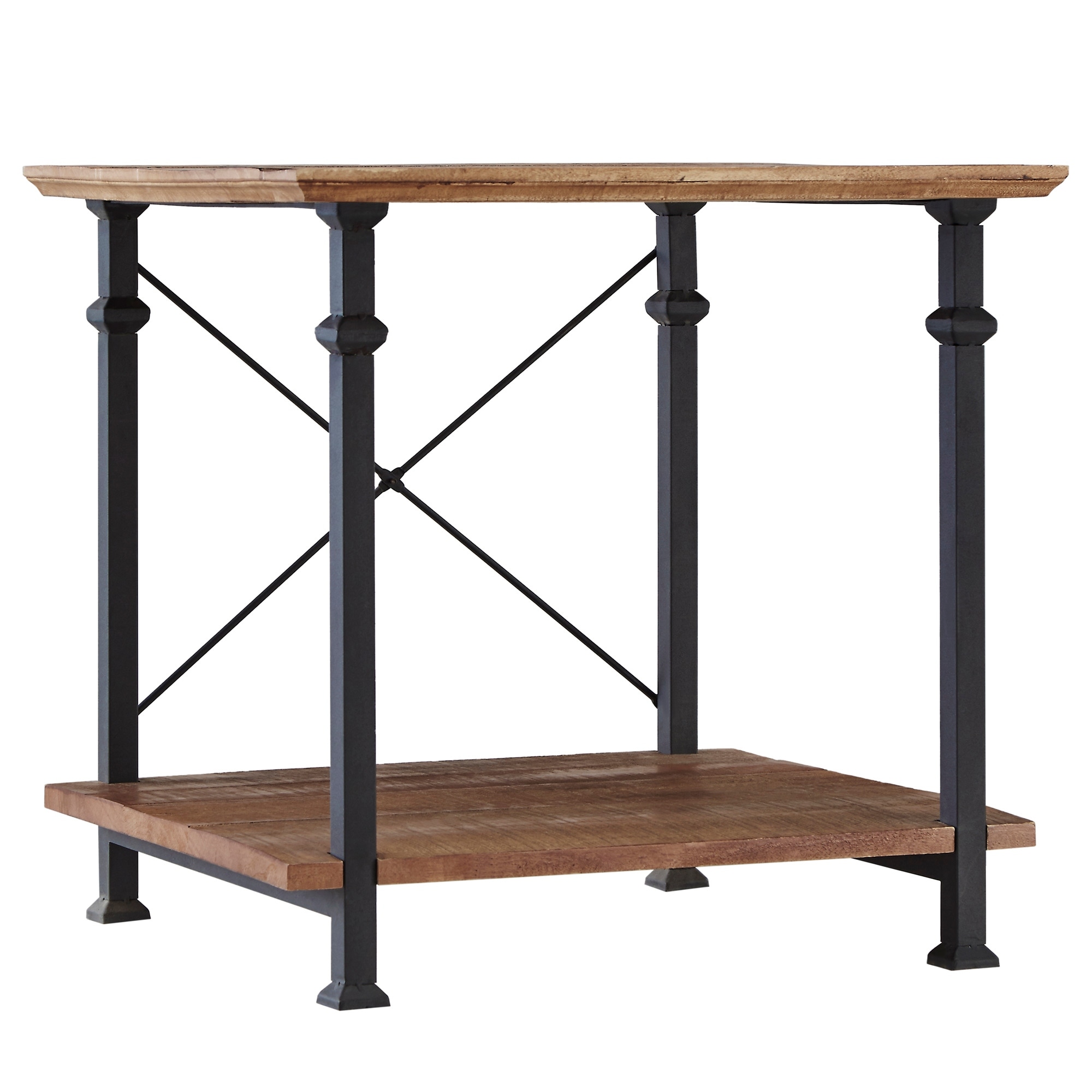 Industrial modern hotsell rustic end table